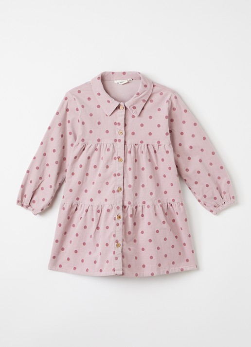 Lil 'Atelier NMFSomba blousejurk met stippenprint
