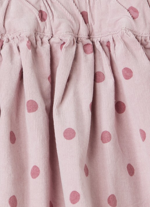 Lil 'Atelier NMFSomba blousejurk met stippenprint - detail roze