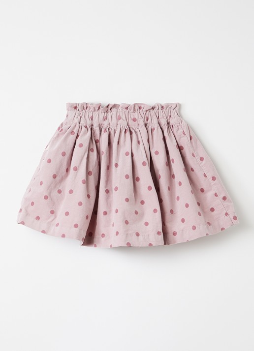 Lil 'Atelier NMFSomba blousejurk met stippenprint - voorkant 3 roze