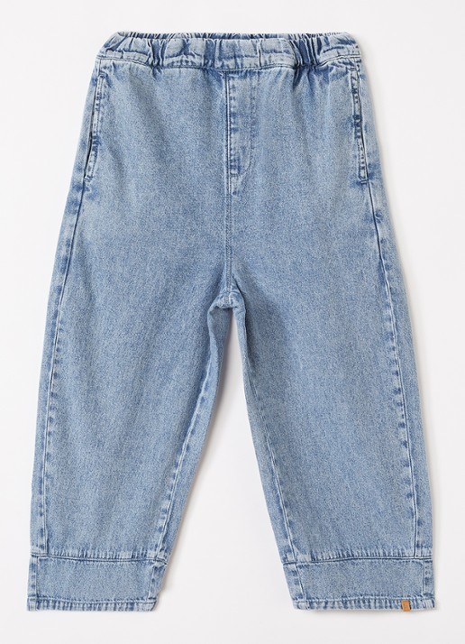 Lil 'Atelier NMFTaya jeans loose fit jeans met medium wassing