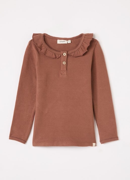 Lil 'Atelier NMFThoro Huf longsleeve met ruches