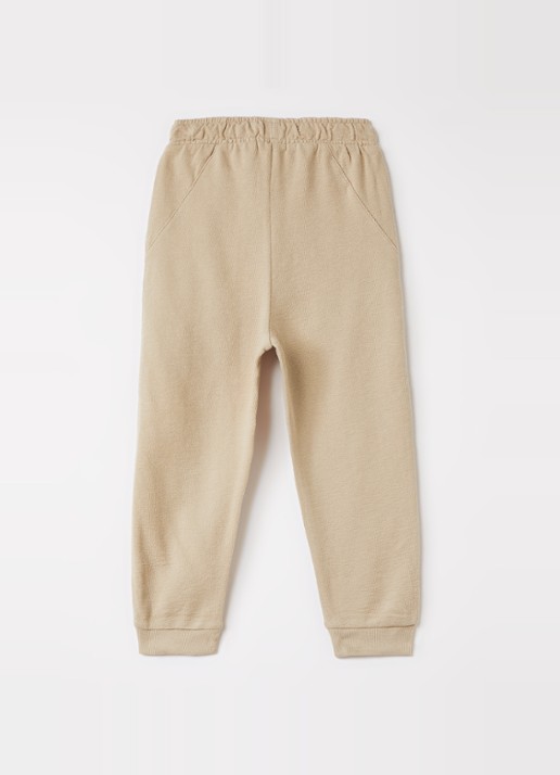 Lil 'Atelier NMMDias tapered fit joggingbroek - achterkant 2 beige