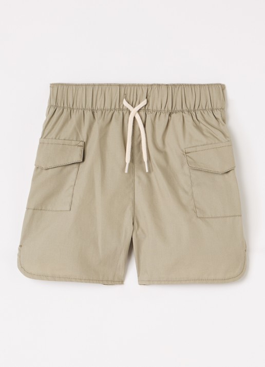 Lil 'Atelier NMMFandy Leo loose fit korte cargobroek met klepzakken