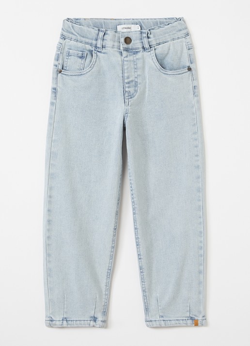 Lil 'Atelier NMMFrances loose fit jeans met lichte wassing
