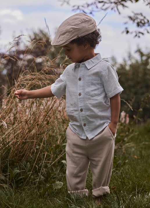 Lil 'Atelier NMMFreddie straight fit pantalon - detail 5 beige