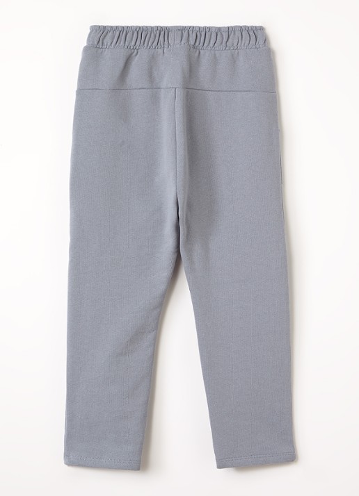 Lil 'Atelier NMMJobo Aio straight fit joggingbroek met steekzakken - voorkant 2 taupe