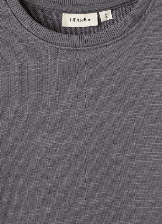 Lil 'Atelier NMMKavens sweater  - detail 3 donkergrijs
