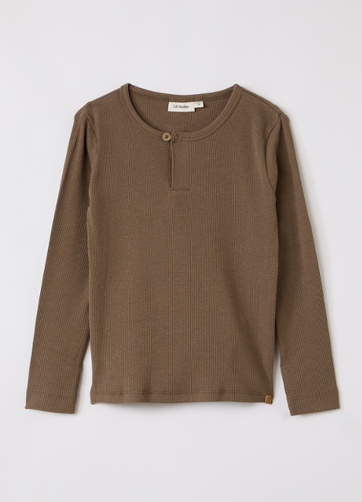 Lil 'Atelier NMMLago longsleeve met ribstructuur