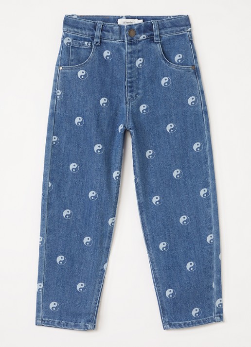 Lil 'Atelier NMMLivo loose fit jeans met print