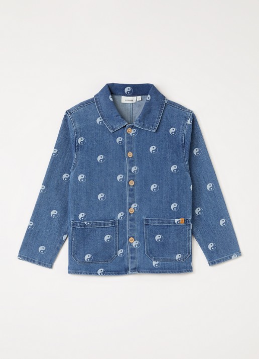 Lil 'Atelier NMMLivo spijkerjas met print