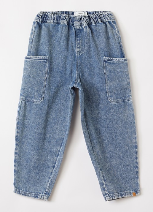 Lil 'Atelier NMMLulia straight leg jeans met medium wassing