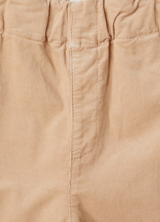 Lil 'Atelier NMMSomba loose fit broek met steekzakken - detail 3 beige