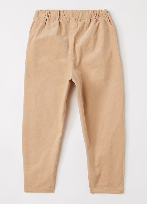 Lil 'Atelier NMMSomba loose fit broek met steekzakken - voorkant 2 beige