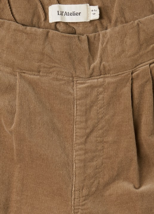 Lil 'Atelier NMMSomba straight fit broek - detail zand