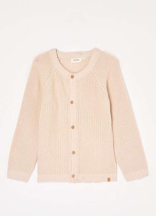 Lil 'Atelier NMNEmlen grofgebreid vest van  katoen