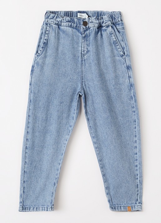 Lil 'Atelier NMNTaya loose fit jeans met medium wassing