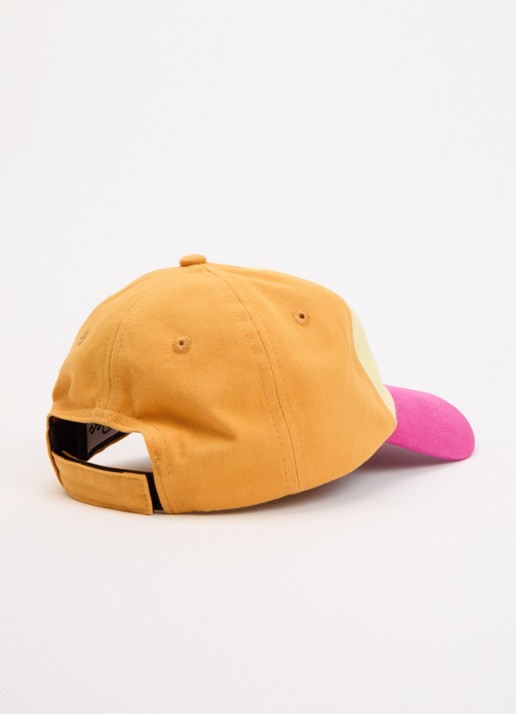 Lil' Boo Block Sorbet Dad pet met logo - detail geel
