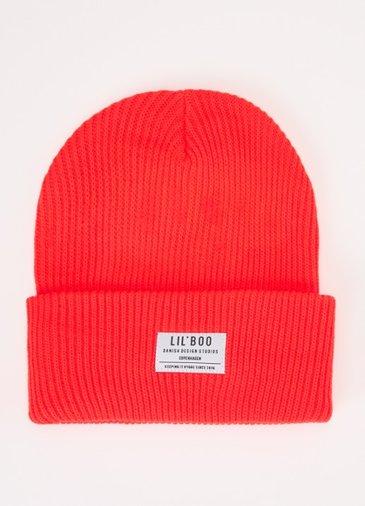 Lil' Boo Hygge grofgebreide muts met logo