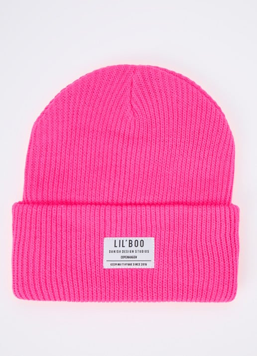 Lil' Boo Hygge grofgebreide muts met logo