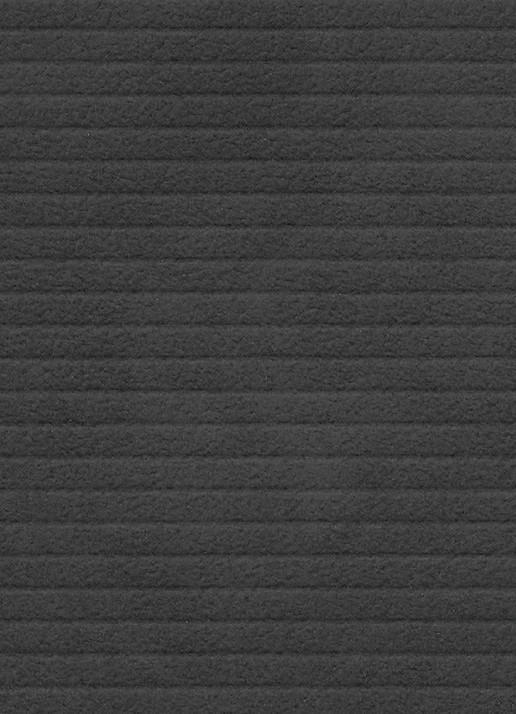 LIND DNA Corduroy onderzetter van leer - detail zwart
