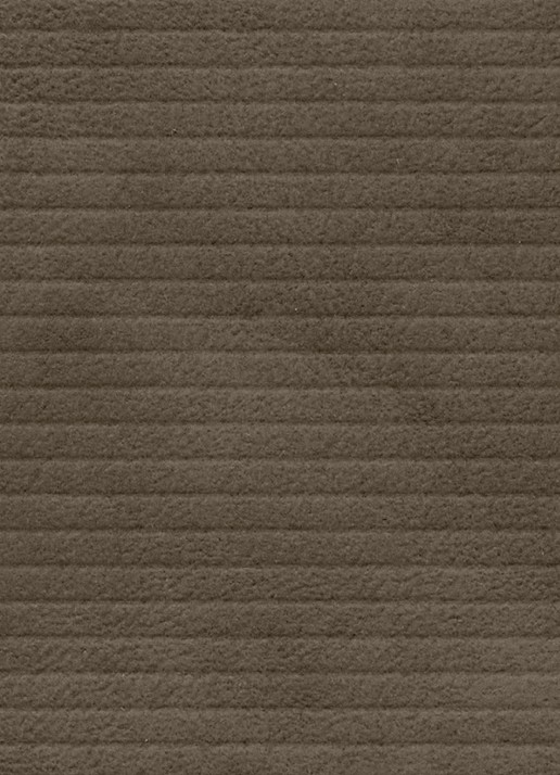 LIND DNA Corduroy placemat 37 x 44 cm - achterkant donkerbruin