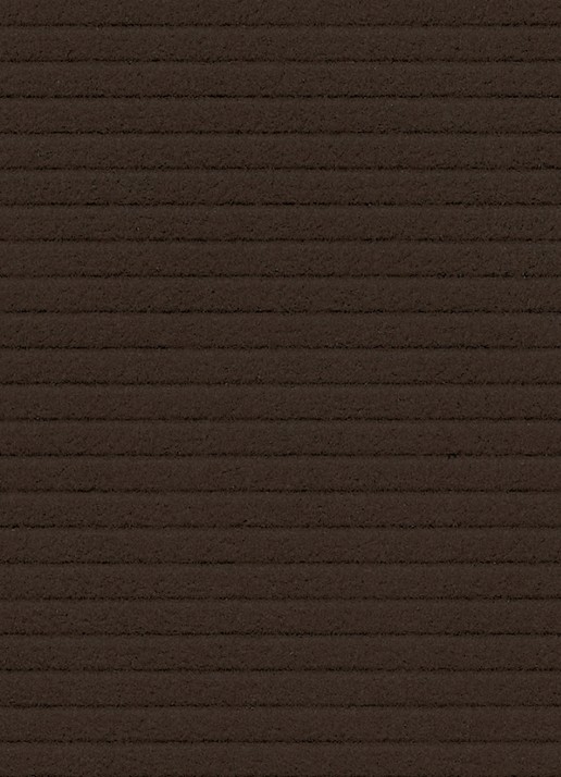 LIND DNA Corduroy placemat 37 x 44 cm - achterkant hazelnootbruin
