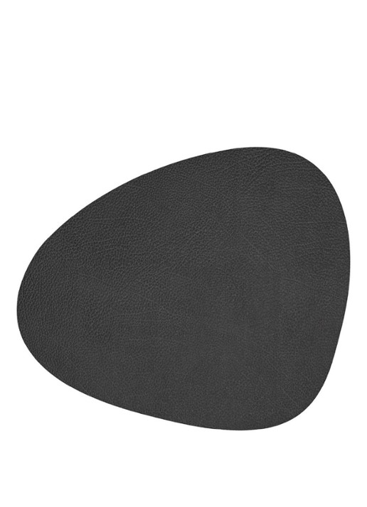 LIND DNA Curve placemat van  leer 37 x 44 cm