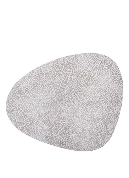 LIND DNA Curve placemat van  leer 37 x 44 cm