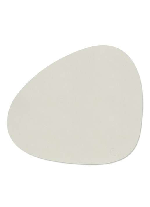LIND DNA Curve placemat van  leer 37 x 44 cm