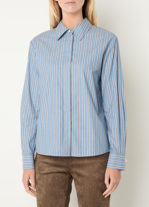 Liu Jo Blouse met details van kant en rugdecolleté