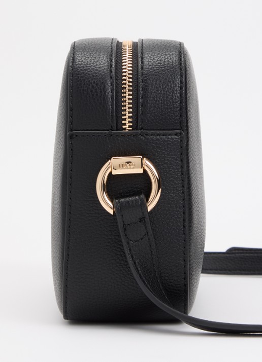 Liu Jo Crossbodytas met logo en verstelbare schouderriem  - detail 3 zwart