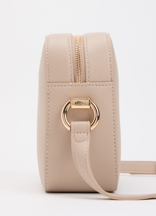 Liu Jo Crossbodytas met logo en verstelbare schouderriem  - detail 3 creme