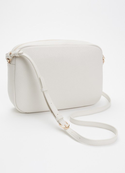 Liu Jo Crossbodytas met logo - achterkant 2 creme