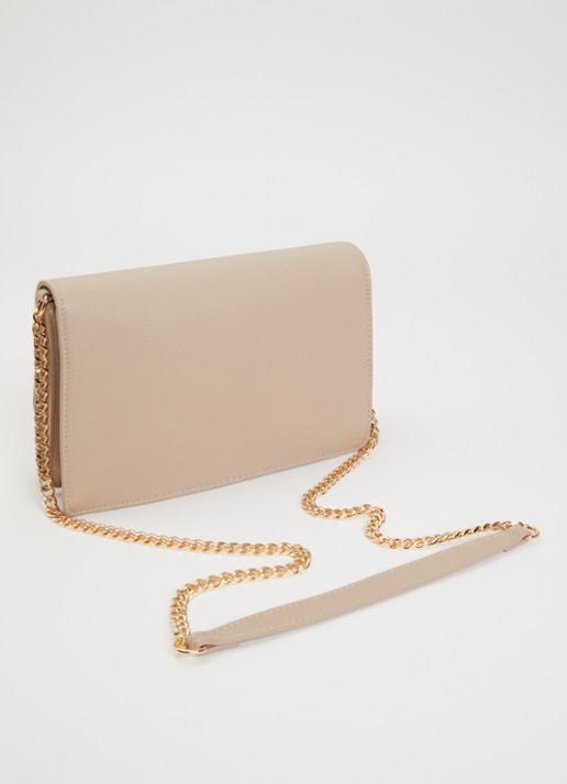 Liu Jo Crossbodytas met logo  - achterkant 5 beige