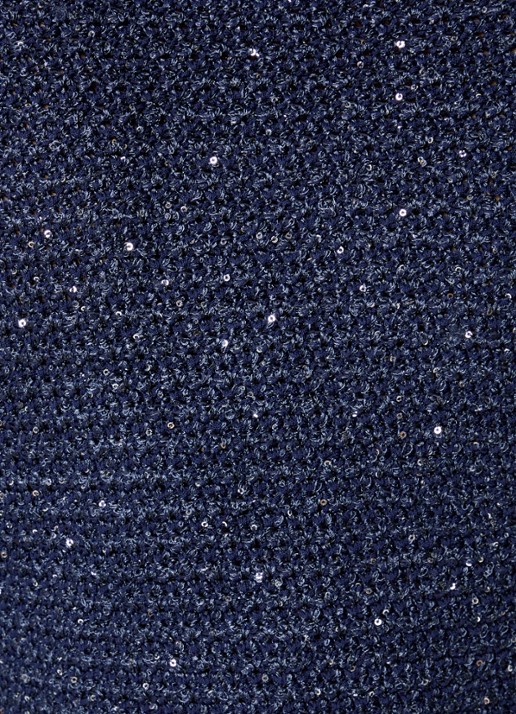 Liu Jo Grofgebreid vest met sierknopen - detail 5 blauw