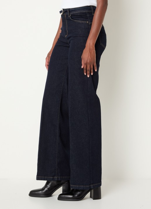Liu Jo High waist flared fit jeans met gekleurde wassing - detail 2 wit