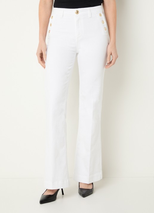 Liu Jo High waist flared jeans met gekleurde wassing