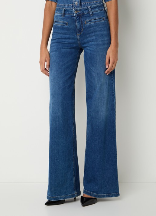 Liu Jo High waist flared jeans met medium wassing
