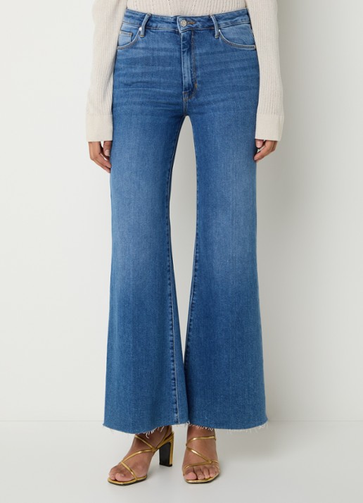 Liu Jo High waist flared jeans met medium wassing
