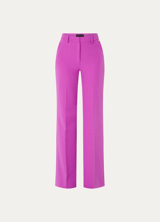 Liu Jo High waist straight fit pantalon met steekzakken - voorkant 3 violet