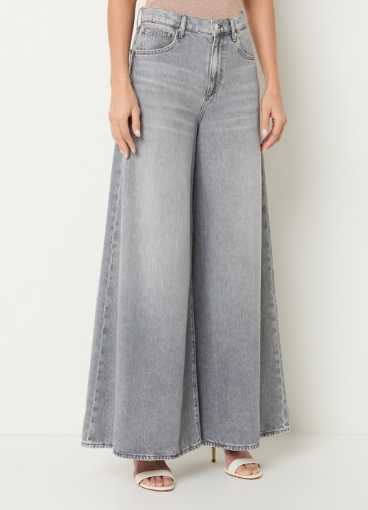 Liu Jo High waist wide leg jeans met gekleurde wassing