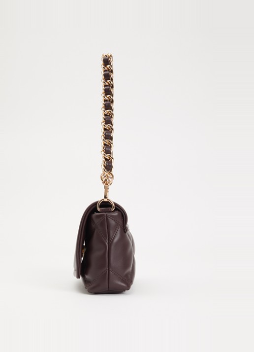 Liu Jo LaPuffy Small schoudertas met afneembare schouderriem - detail 4 bordeauxrood