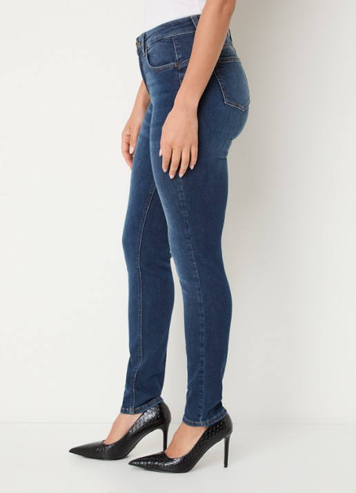 Liu Jo Low waist skinny fit jeans met medium wassing - detail 5 indigo