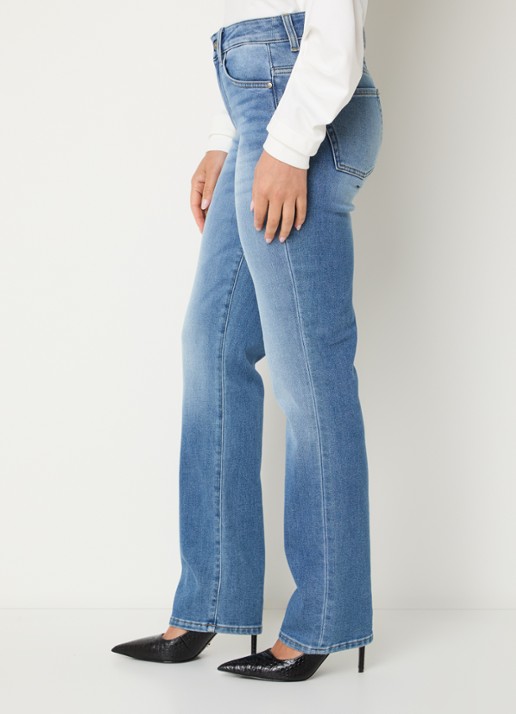 Liu Jo Low waist skinny jeans met lichte wassing - detail 2 indigo