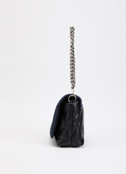 Liu Jo Medium LaPuffy crossbodytas met quilt patroon en afneembare schouderriem - detail 3 donkerblauw