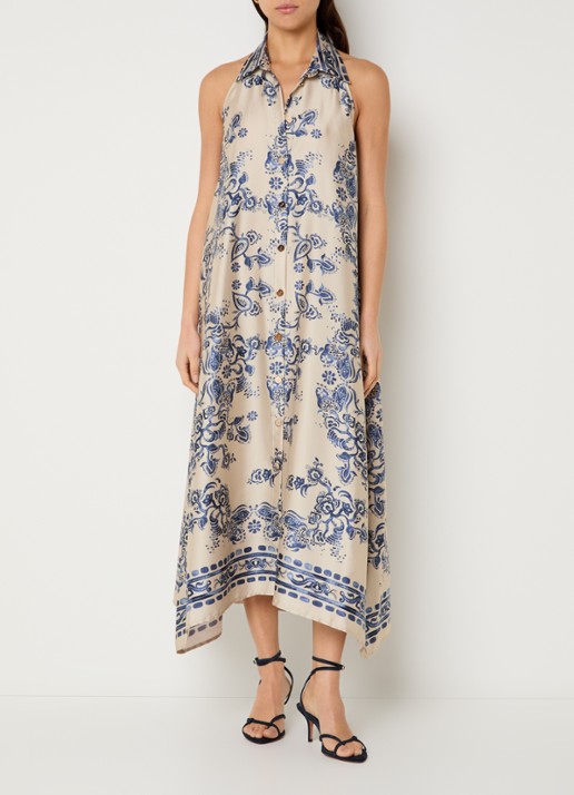 Liu Jo Midi blousejurk met bloemenprint