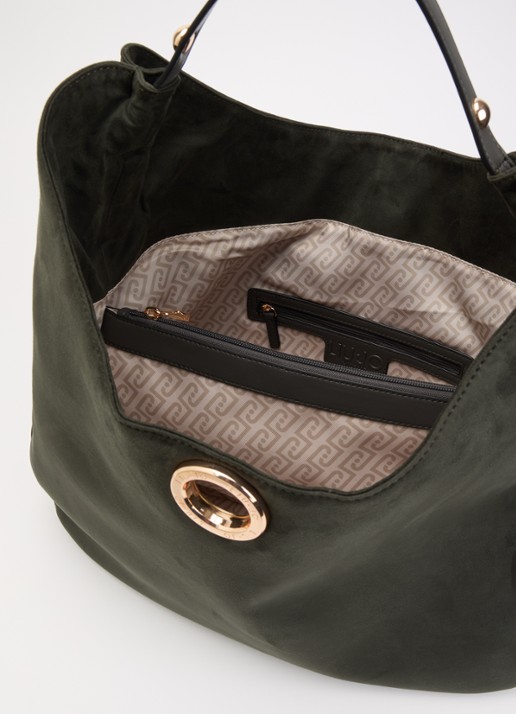 Liu Jo Schoudertas met studs - detail 2 groen