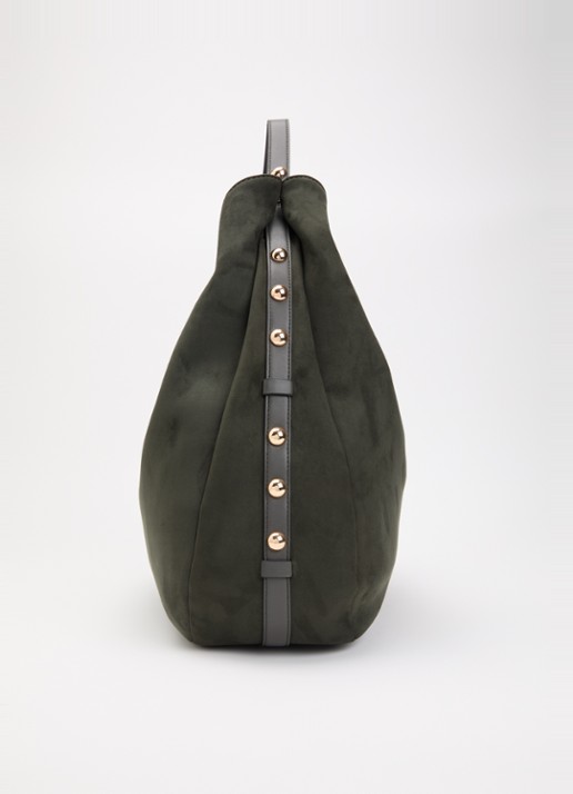 Liu Jo Schoudertas met studs - detail 3 groen