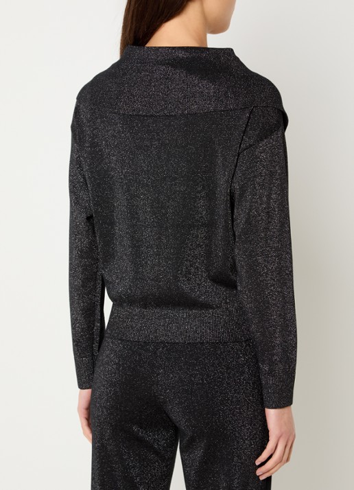 Liu Jo Set van sweatvest met mouwloze top 2-delig - achterkant 4 zwart