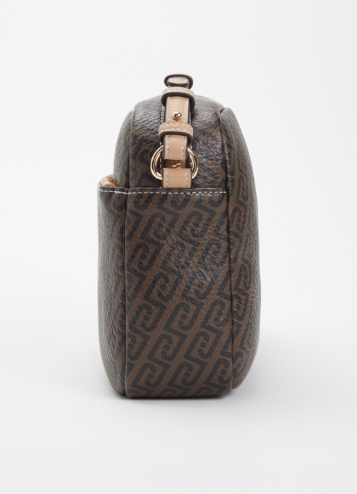 Liu Jo Small crossbodytas met logoprint - detail 3 donkerbruin